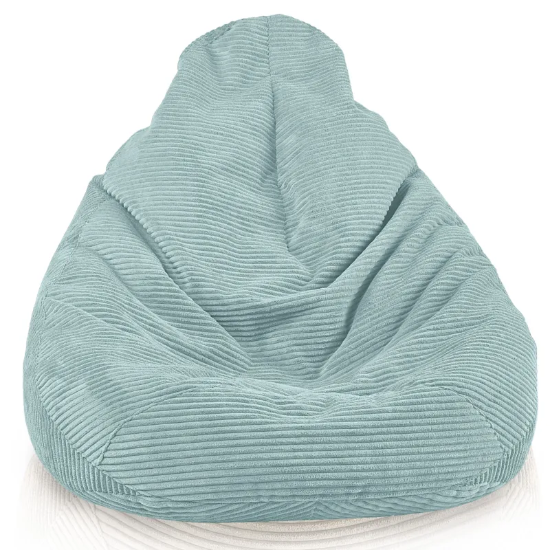 Cord-Sitzsack mit Rückenlehne für Erwachsene XXL