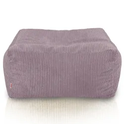 Pouf, Hocker und Tisch in einem – Florenz aus Cord