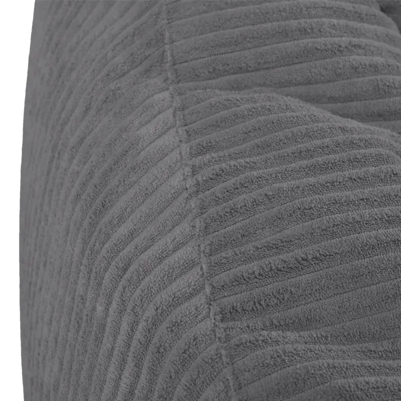 Cord-Sitzsack mit Rückenlehne für Erwachsene XXL