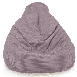 Cord-Sitzsack mit Rückenlehne für Erwachsene XXL