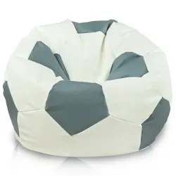 Pouf Sessel Fußball XXL - Kunstleder, Premium