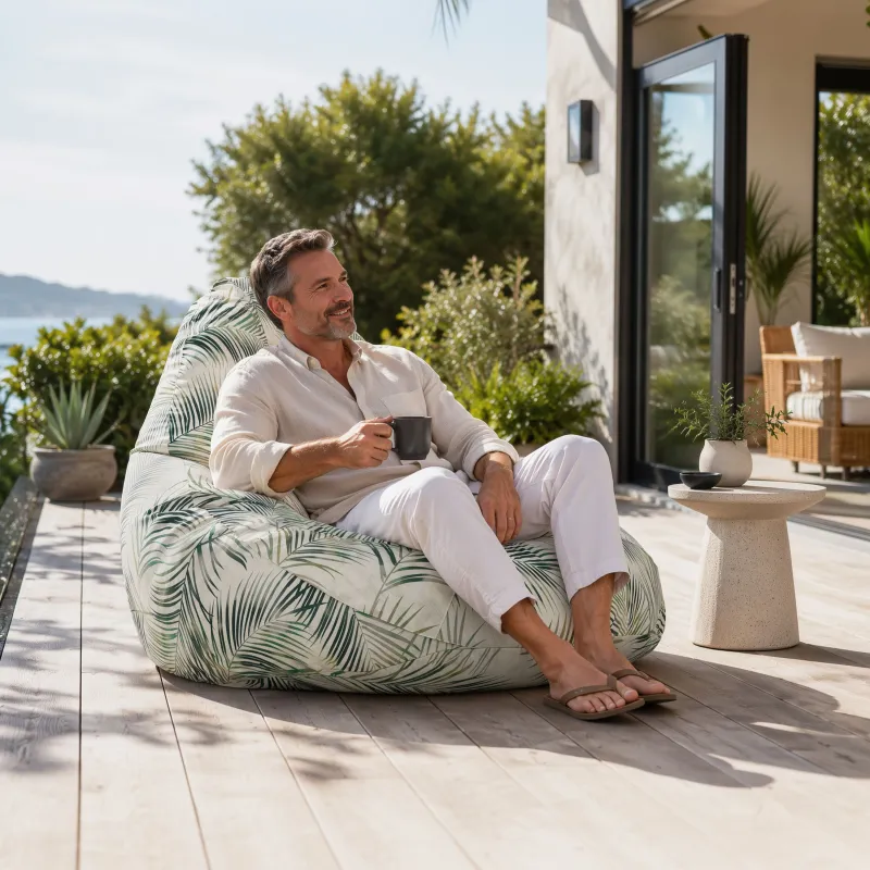 Drop Sitzsack XXL Outdoor - Wasserfest