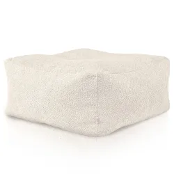 Sitzhocker Florenz Teddy-Bouclé | Italpouf
