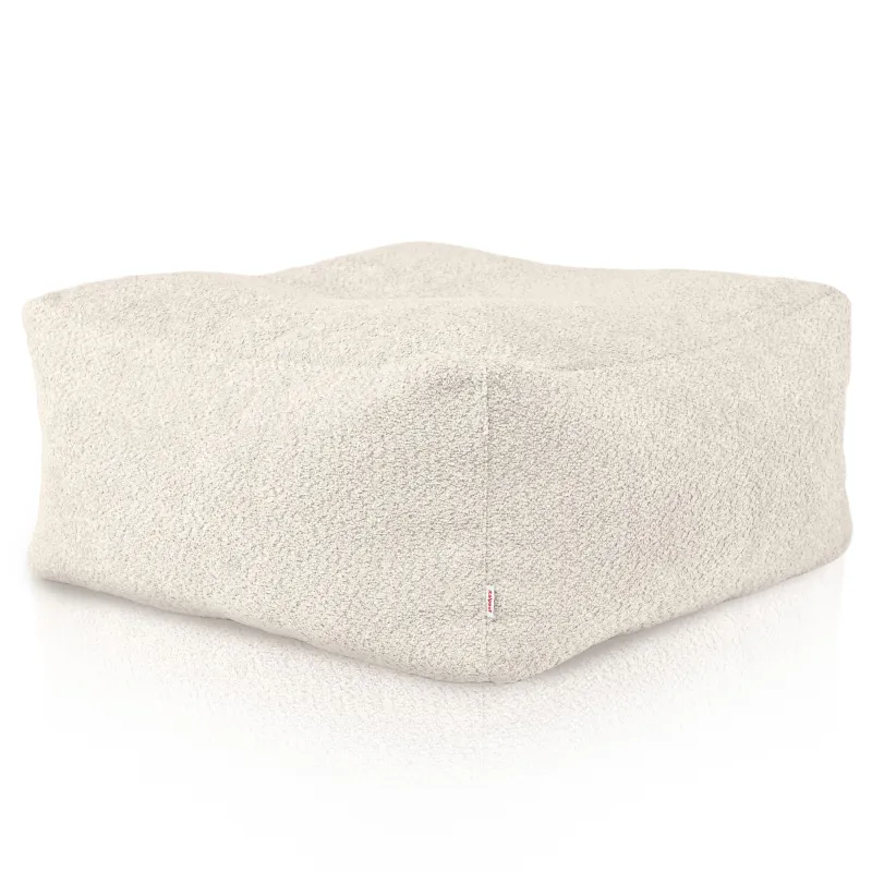Sitzhocker Florenz Teddy-Bouclé | Italpouf