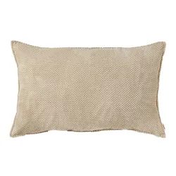 Rechteckiges Dekokissen 45 x 70 cm - Struktur-Velours Dot