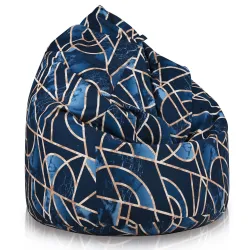 Sitzsack XL Klassik - Premium Print-Stoff