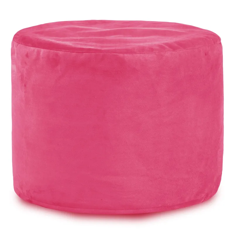 Pouf Runder Sitzhocker Zylinder - Soft-Velours – Ansicht 13