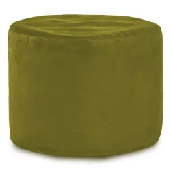 Pouf Runder Sitzhocker Zylinder - Soft-Velours