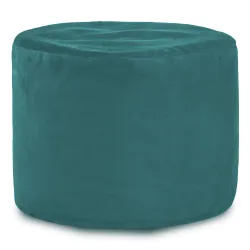 Pouf Runder Sitzhocker Zylinder - Soft-Velours