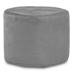 Pouf Runder Sitzhocker Zylinder - Soft-Velours