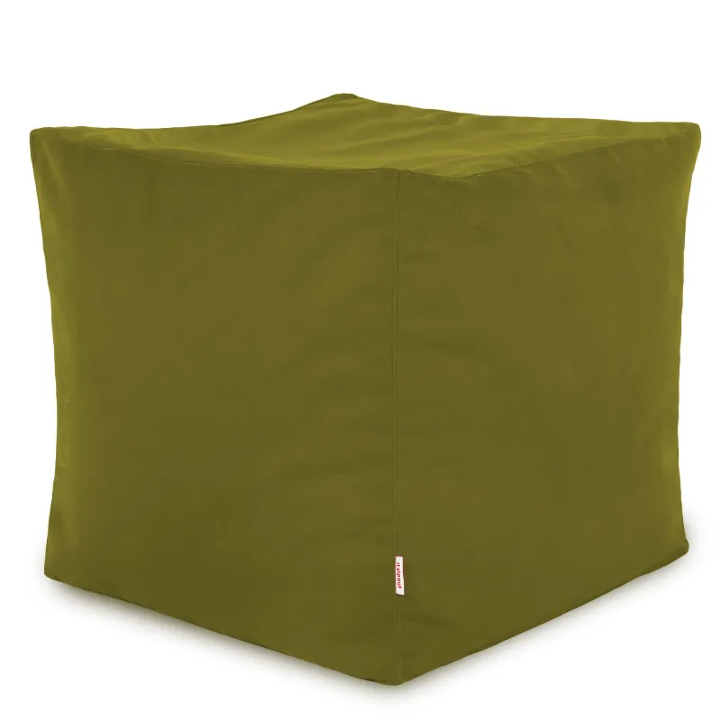 Pouf Sitzwürfel Quadratisch - Soft-Velours – Ansicht 10