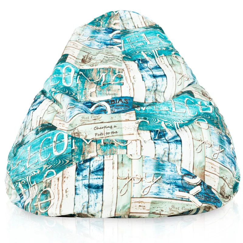 Sitzsack mit Rückenlehne XXL Drop - Premium Print-Stoff – Ansicht 36