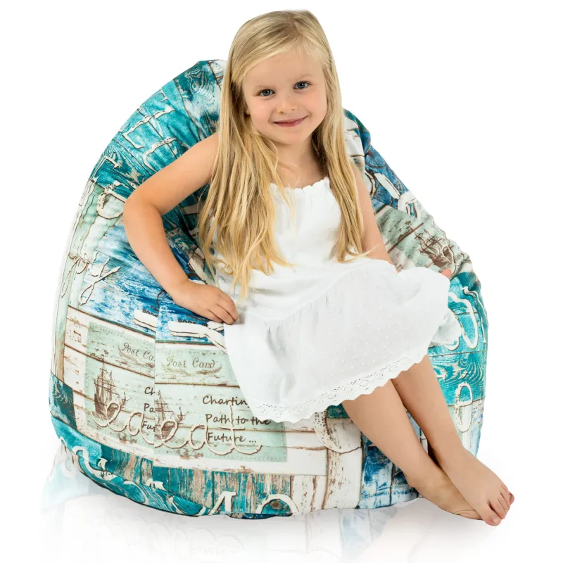 Kinder-Sitzsack L - Premium Print-Stoff – Ansicht 100