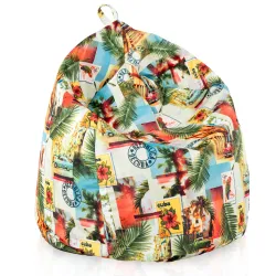 Kinder-Sitzsack - Premium Print-Stoff
