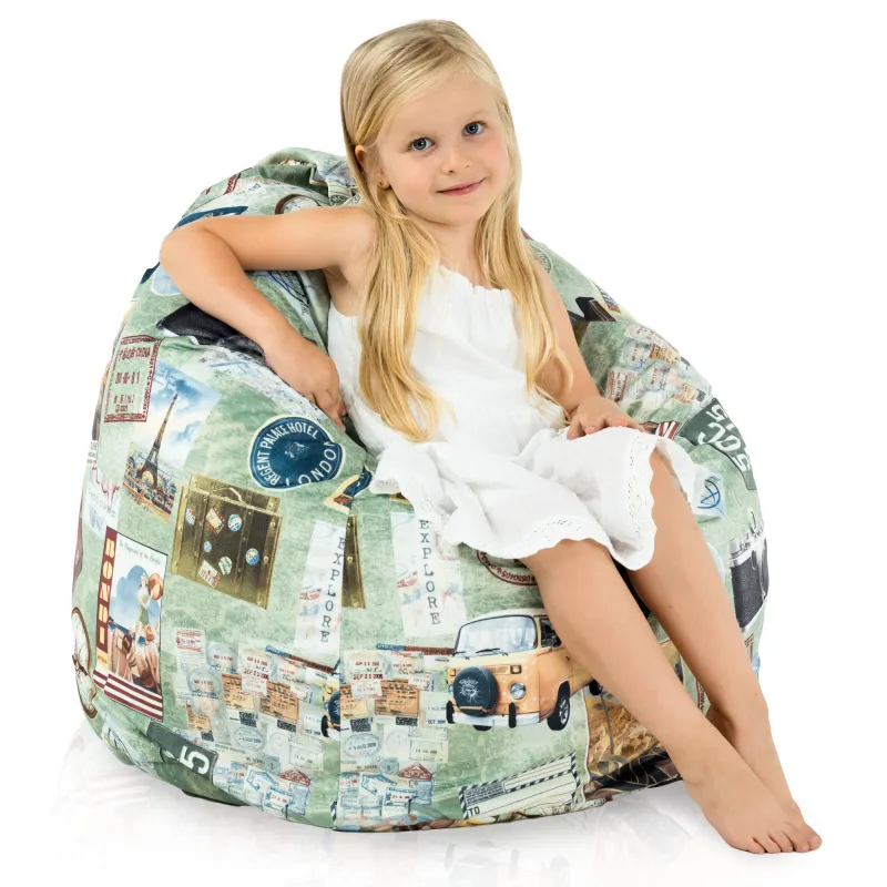 Kinder-Sitzsack L - Premium Print-Stoff – Ansicht 87