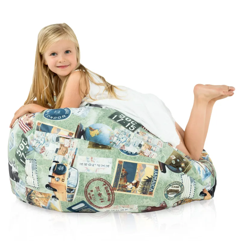 Kinder-Sitzsack L - Premium Print-Stoff – Ansicht 86