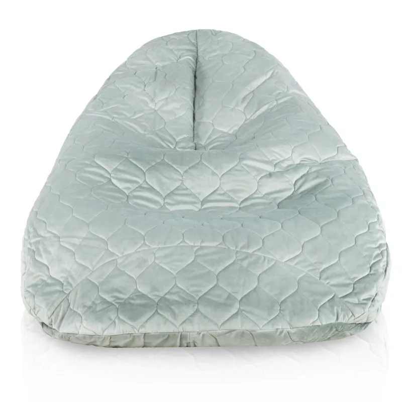 Sitzsack mit Rückenlehne XXL Drop - Soft-Velours – Ansicht 26