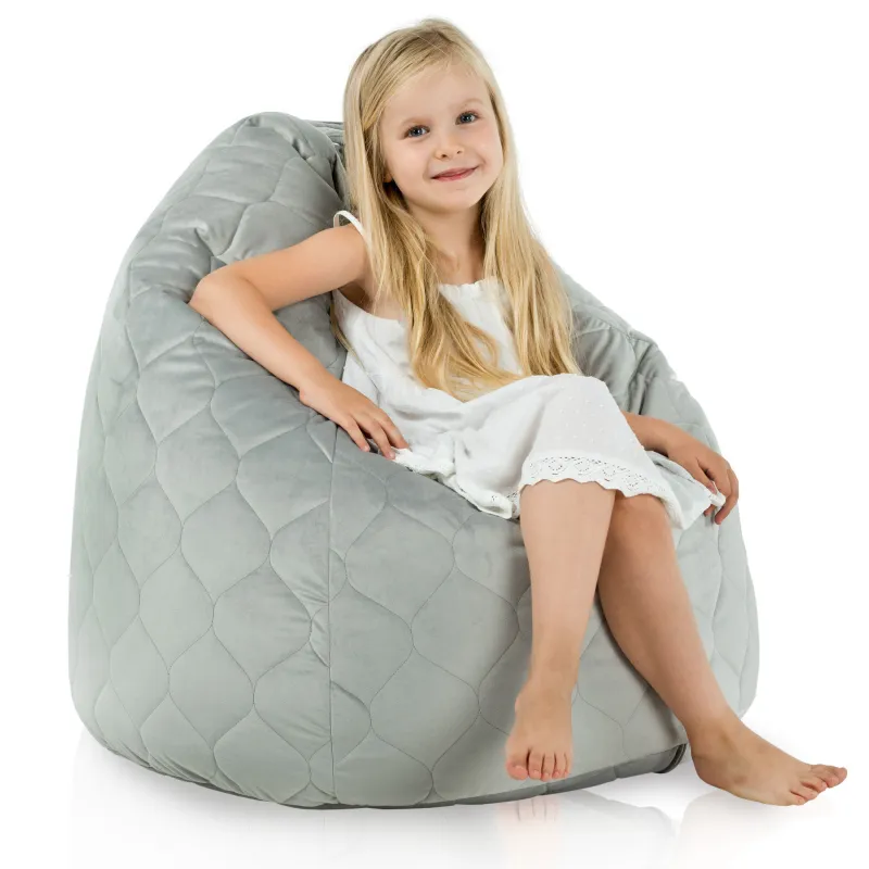 Kinder-Sitzsack L - Soft-Velours – Ansicht 116