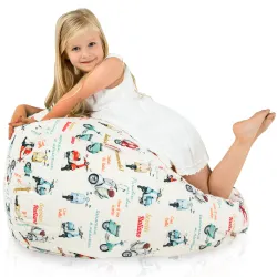 Kinder-Sitzsack L - Premium Print-Stoff – Ansicht 57