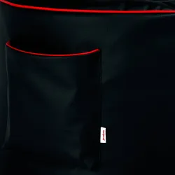 Bequemer schwarzer Gaming-Sitzsack für Ihr Spielzimmer