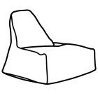 Sitzsack Sessel Bali