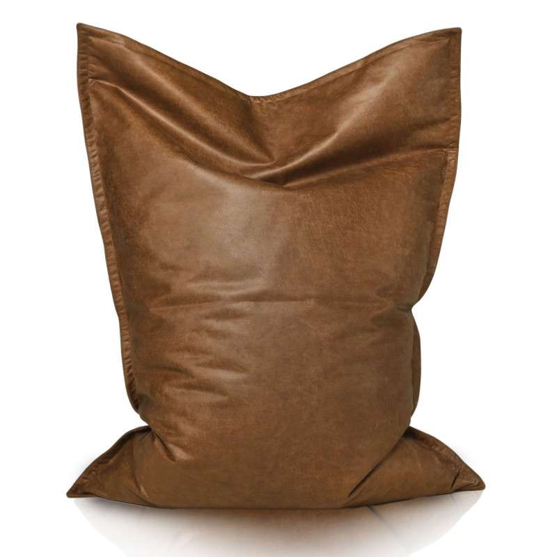 kindersitzkissen XL - Premium Echtleder - Premium Leder Sitzsack