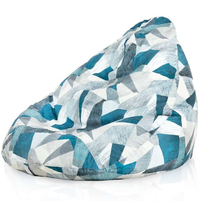 Sitzsack mit Rückenlehne XXL Drop - Premium Print-Stoff - Sitzsack Drop XXL